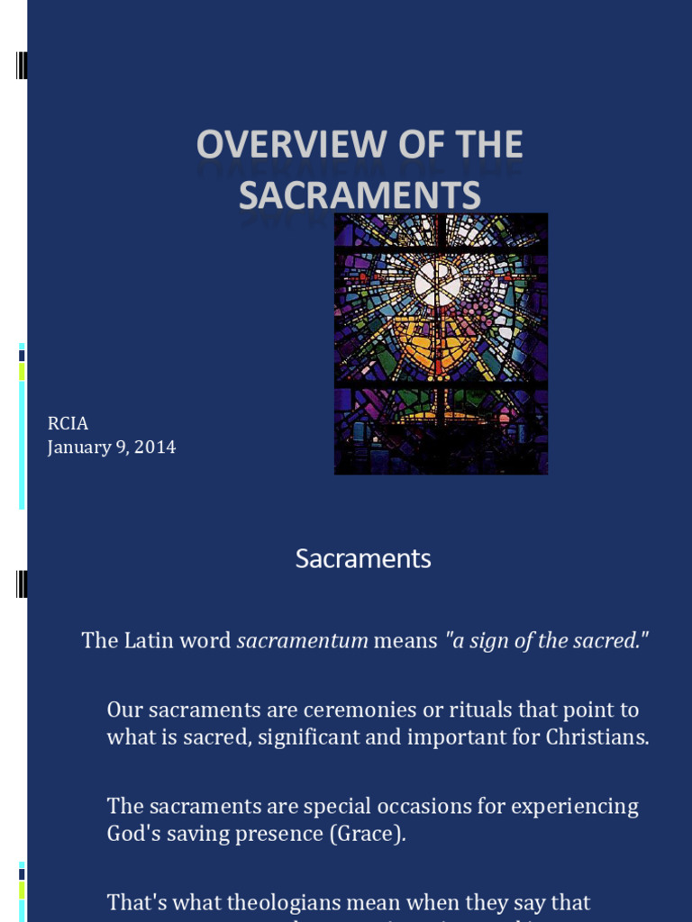 Understanding Christian Sacraments | PDF | Sacraments | Eucharist