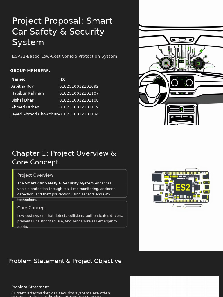 Project Proposal Smart Car Safety and Security System | PDF | Internet ...