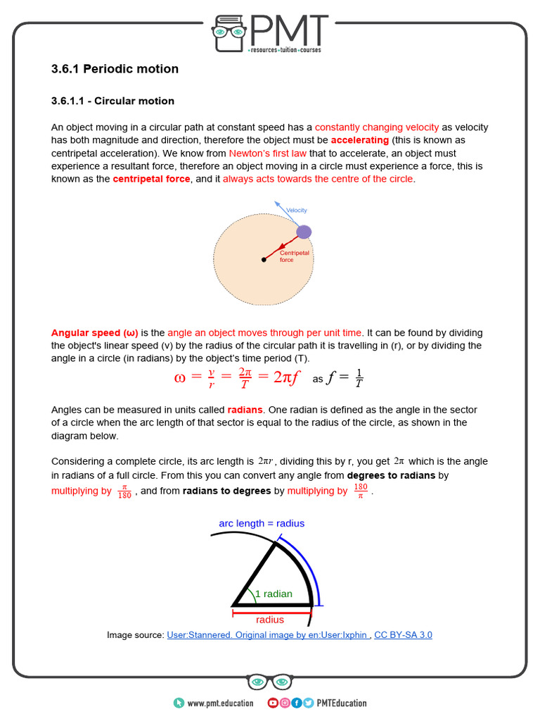 Circular Motion and Simple Harmonics | PDF | Resonance | Oscillation