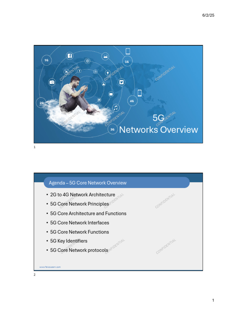 5G Core Network Architecture Overview | PDF | Computer Network ...