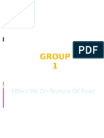 Effect PH On Texture of Food
