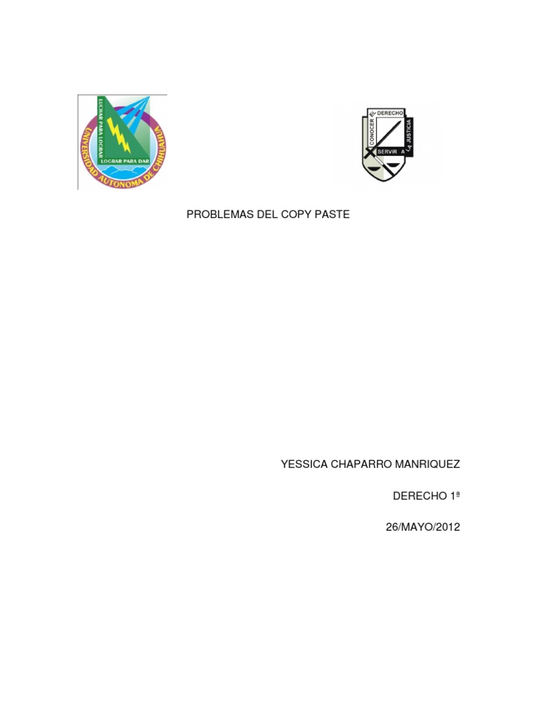 El problema del copy paste: causas y consecuencias de la cultura del ...