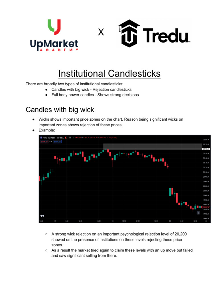 Understanding Institutional Candlesticks | PDF
