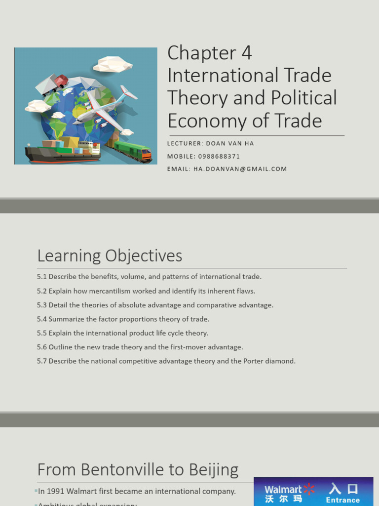 International Trade Theories Explained | PDF | Mercantilism | Trade