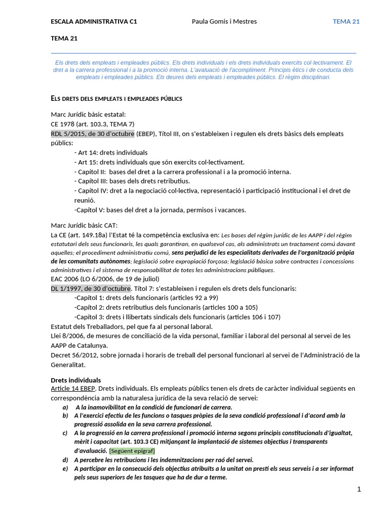 Tema 21 | PDF