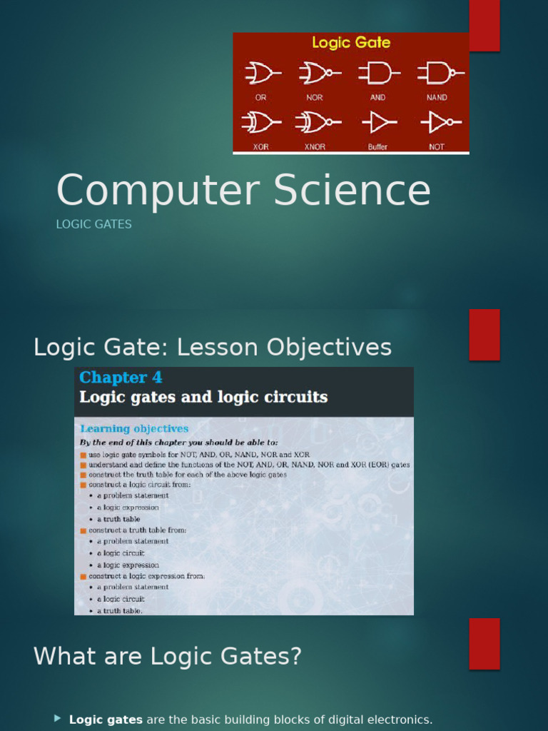 Understanding Logic Gates and Boolean Logic | PDF | Boolean Algebra ...