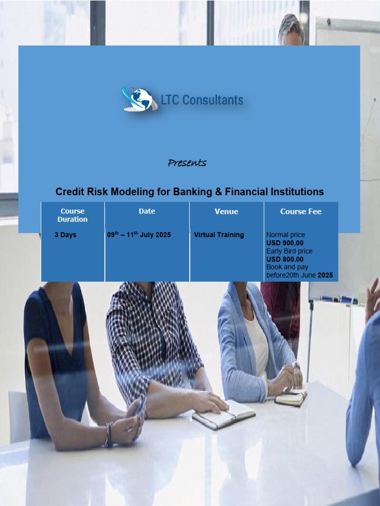Credit Risk Modeling For Banking & Financial Institutions LTC6633 | PDF ...