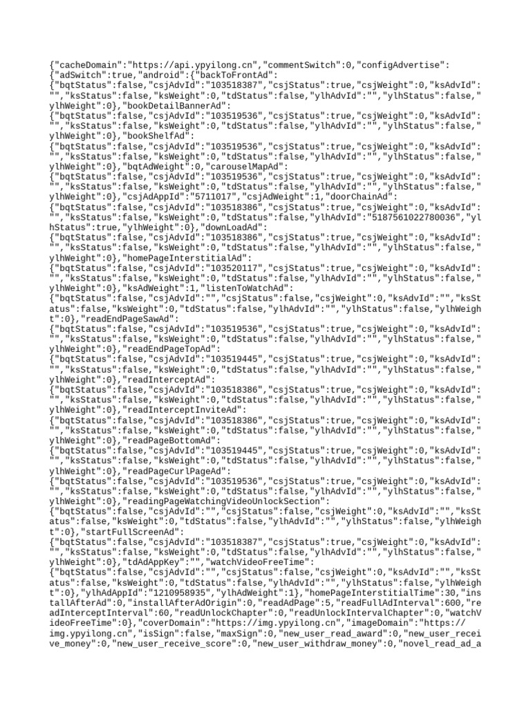 Ad Configuration for Mobile App | PDF