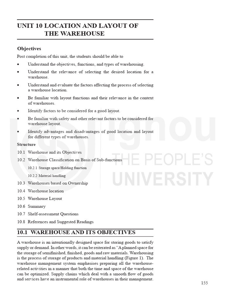 Unit On Mms 10 | PDF | Warehouse | Inventory
