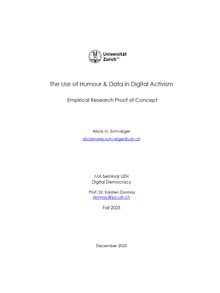 Humor and Data in Digital Activism | PDF | Gender Studies | Feminism