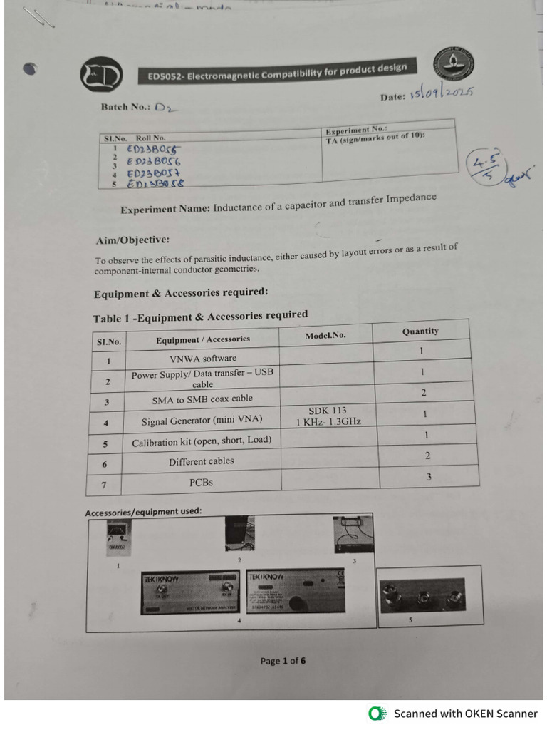 Expt 9 | PDF