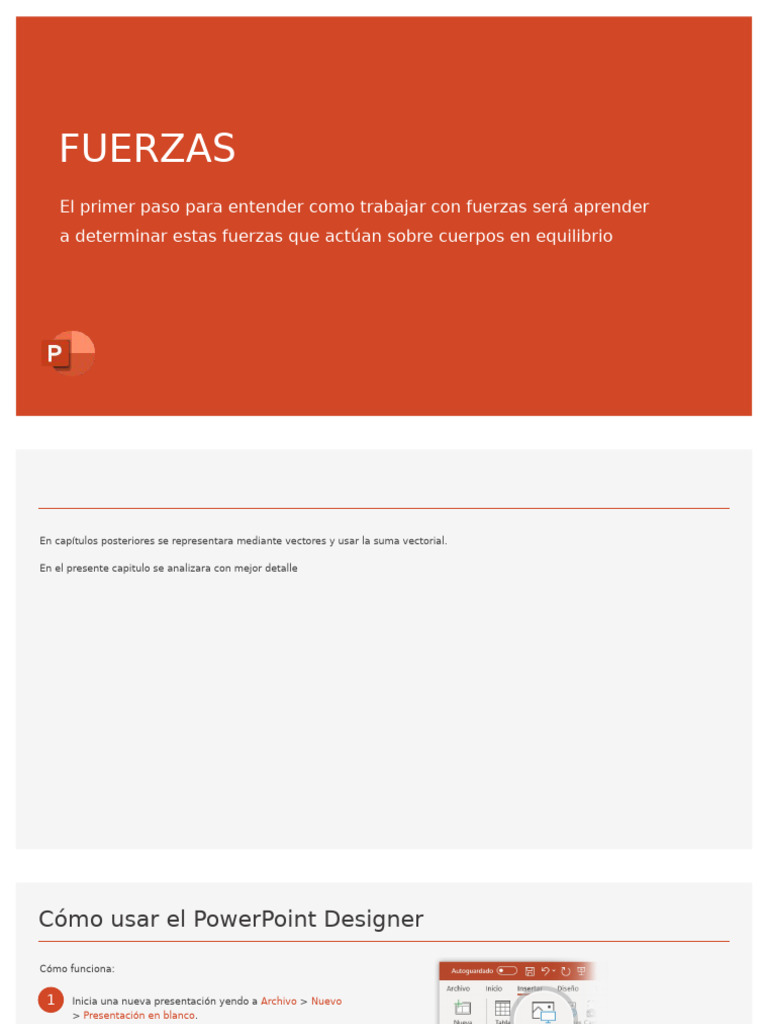 Guía de Uso de PowerPoint Designer | PDF | Microsoft PowerPoint ...