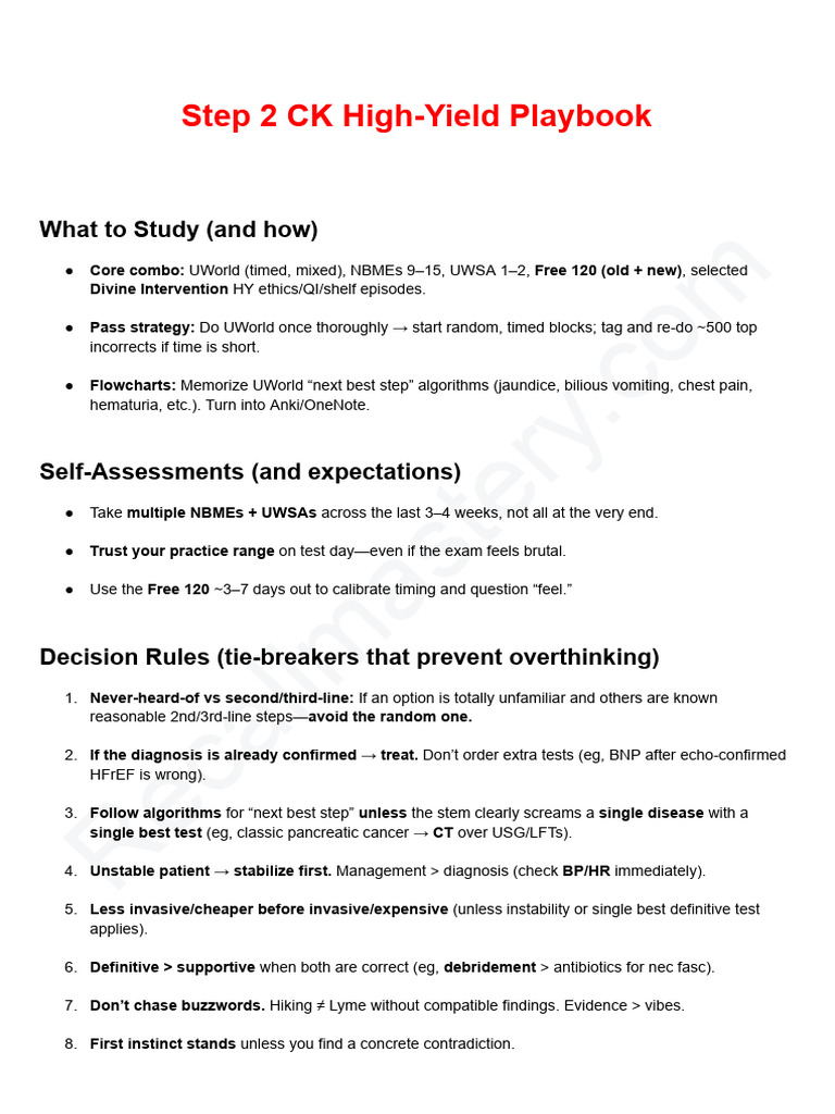 HFrEF Study Strategies for Step 2 CK | PDF | Medical Specialties ...