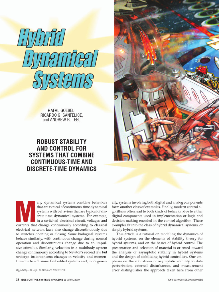 Robust Stability and Control For Systems That Combine Continuous-Time ...