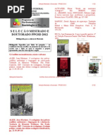 #UFF PPGSD 2012.1 Textos Bibliografia Especifica (Conflitos Ambient a Is)