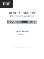 Central Station: User'S Manual