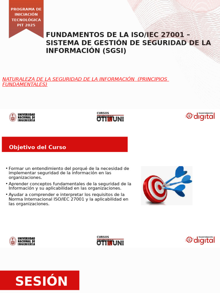 Fundamentos de ISO/IEC 27001 en Seguridad | PDF | La seguridad ...