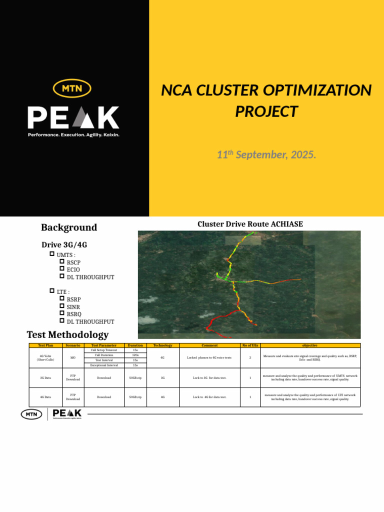 NCA Cluster Optimization Analysis | PDF | 4 G | 3 G