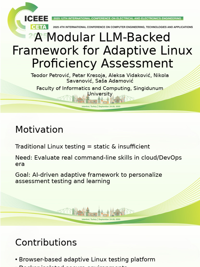 A Modular LLM-Backed Framework For Adaptive Linux Proficiency ...