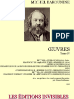 MICHEL BAKOUNINE: ŒUVRES Tome IV (P.-V STOCK, ÉDITEUR, 1895)