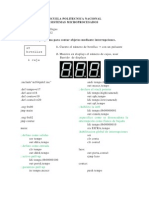 Ejercicos en Atmega 164p Uso de Interrupciones y Teclado Matricial