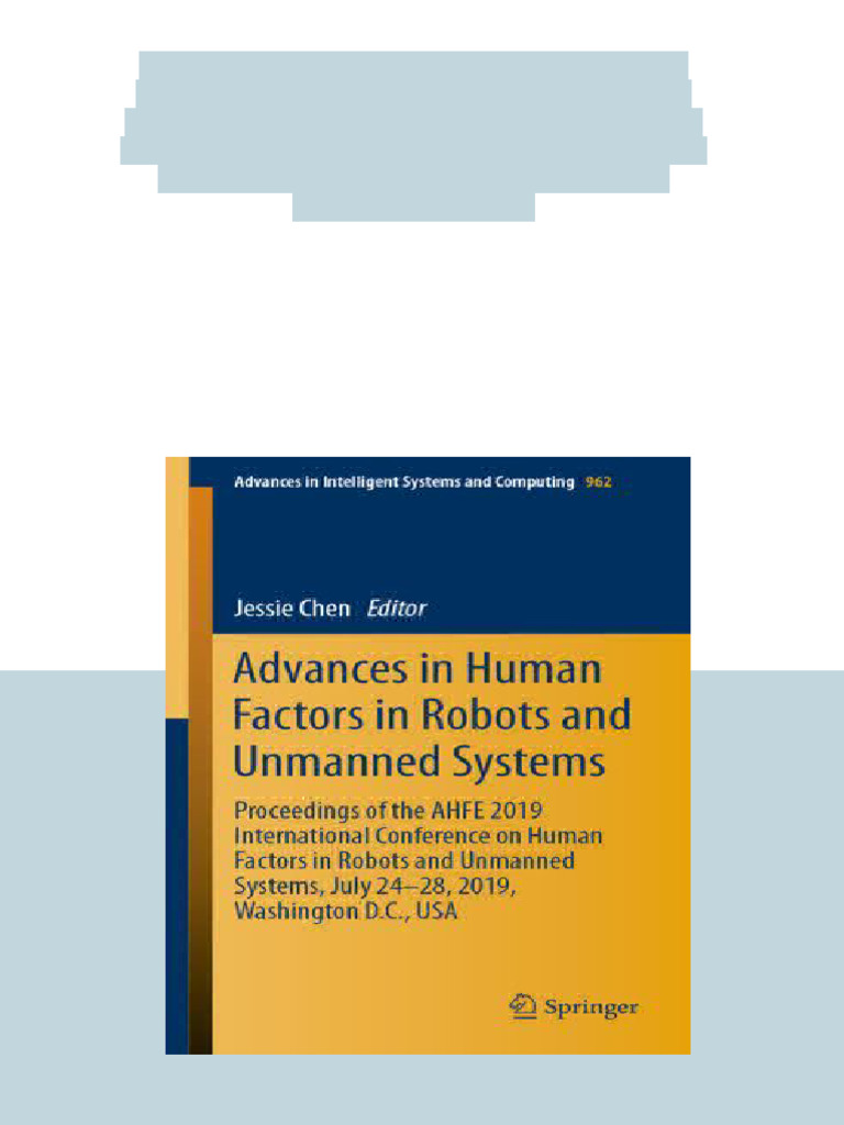(Ebook) Advances in Human Factors in Robots and Unmanned Systems ...