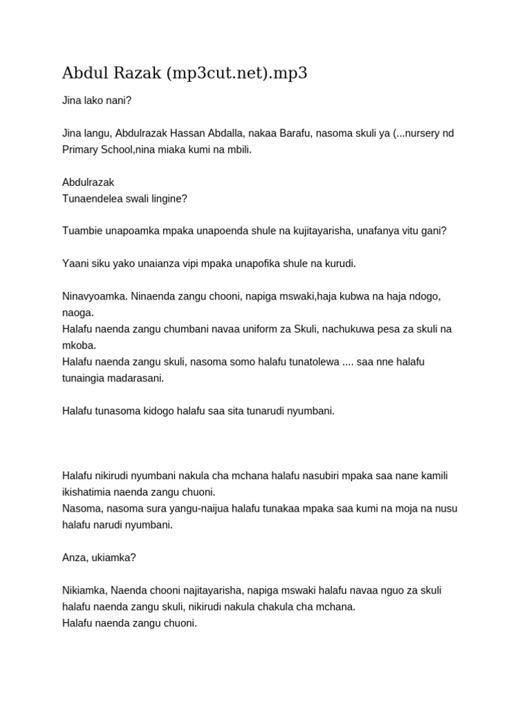Abdul Razak | PDF