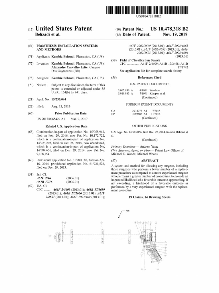 Us 10 478 318 B2 | PDF