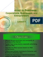 The Internet in Business:: Corporations, Businesses, and Entrepreneurs