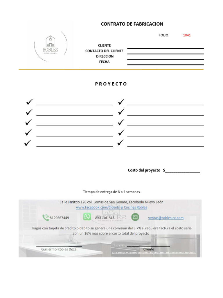 Machote Folio 2 | PDF