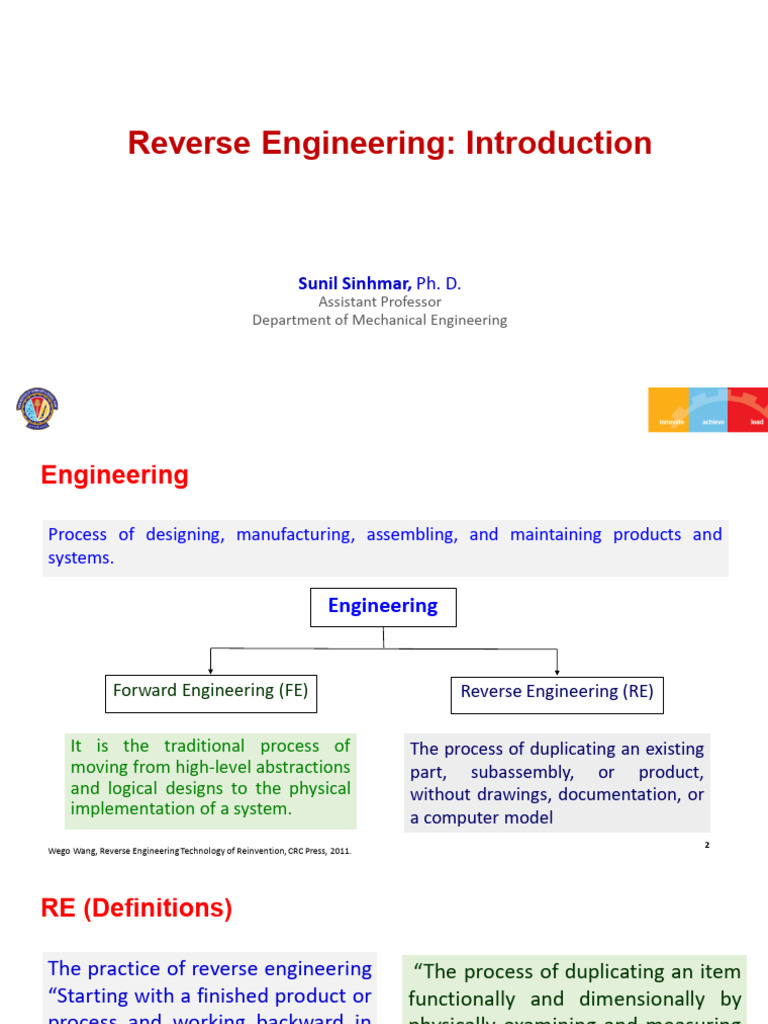 Reverse Engineering | PDF | Computer Aided Design | Engineering