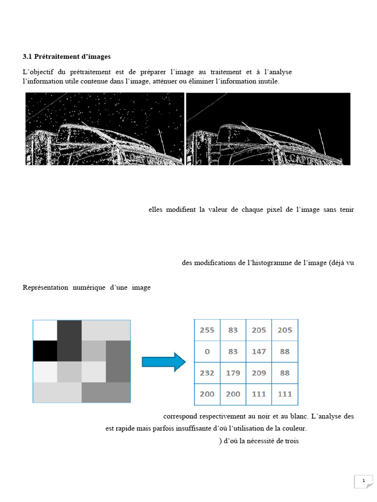 Filtrage numérique des images et techniques | PDF | Filtre ...
