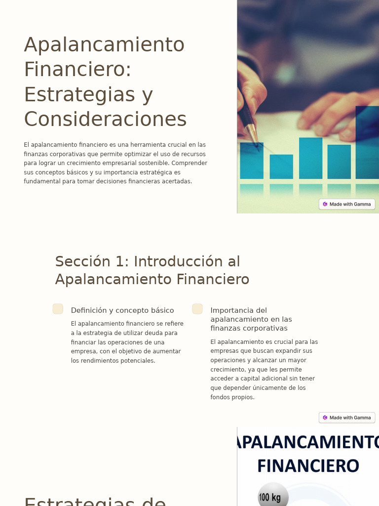 Estrategias de Apalancamiento Financiero | PDF | Apalancamiento ...
