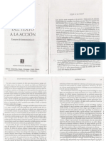 Paul Ricceur. (2001) Del Texto A La Acción, Buenos Aires, FCE, P. 127-147.