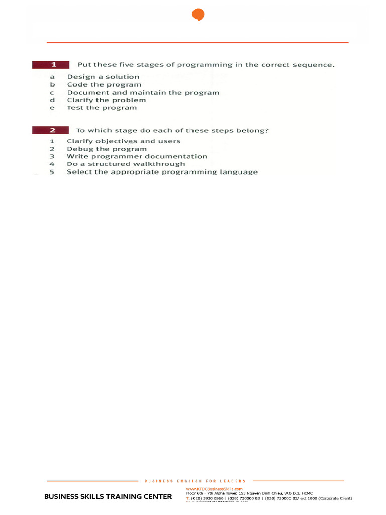 IT+&+Software +handout+1+ (Stages+and+Steps) | PDF