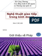 Nghe Thuat Giao Tiep Trong Kinh Doanh Voi Nguoi Phap