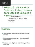 Taxonomia de Bloon - Carta Descriptiva