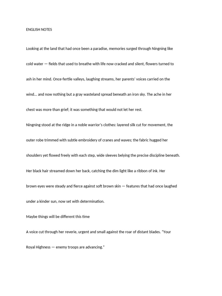 English Notes-wps Office | PDF