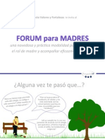 Forum para Madres 2012 VF