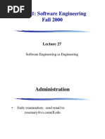 CS 501: Software Engineering Fall 2000