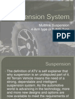 Multilink Suspension 4-Arm Type or 5-Arm Type