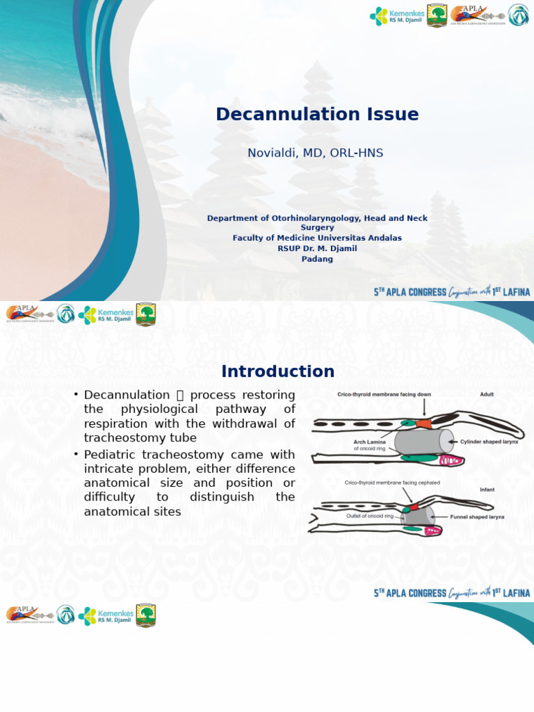 Decannulation Issue | PDF