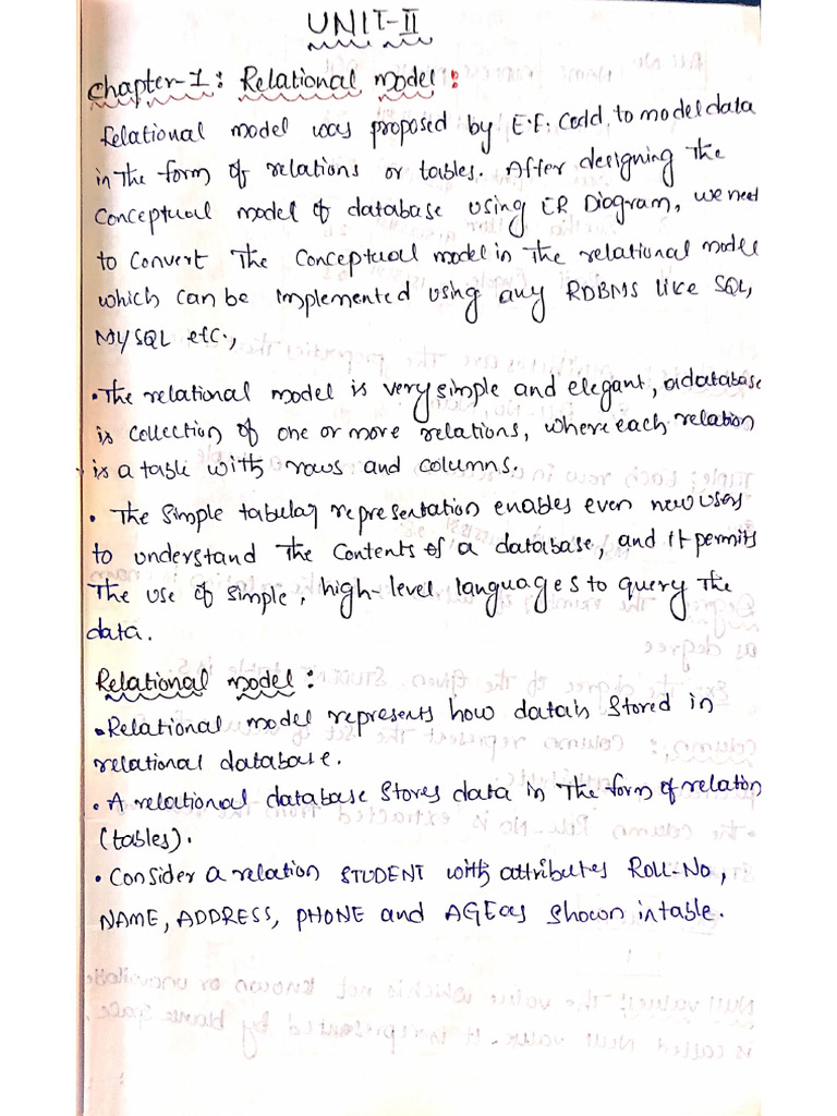 DBMS Unit 2 | PDF