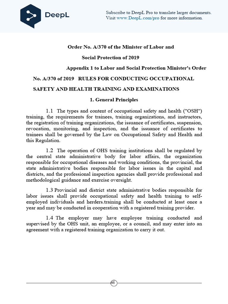 Mongolian OHS Handbook-2 | PDF | Occupational Safety And Health ...