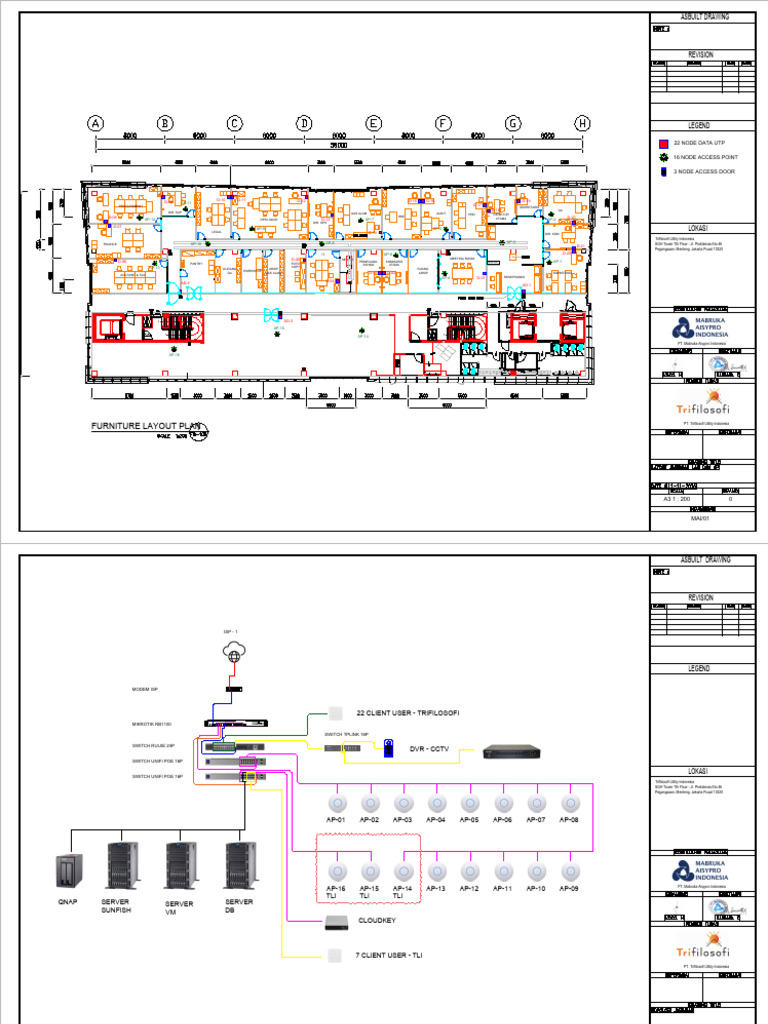CONTOH ASBUILT DRAWING TRIFILOSOFI - MABRUKA | PDF | Peralatan ...