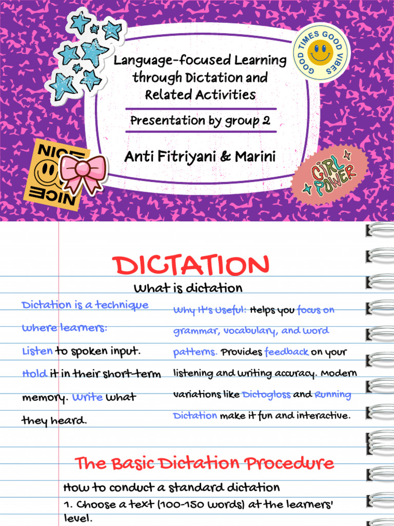 Effective Language Learning with Dictation | PDF | Learning | Reading ...