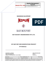 Sample Sap PP Business Blueprint