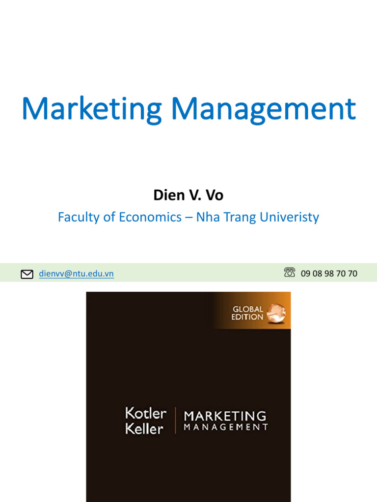 Comprehensive Marketing Management Guide | PDF | Marketing | Marketing ...