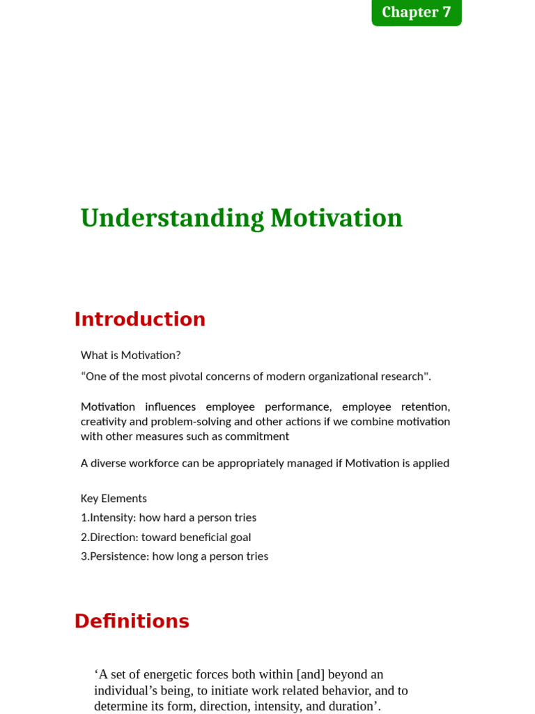 Key Theories of Employee Motivation | PDF | Motivation | Motivational