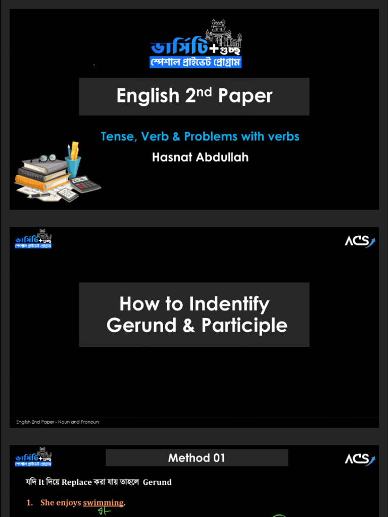Tense, Verb & Problems With Verbs-1annotation | PDF